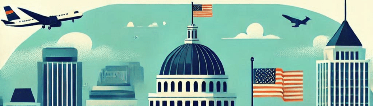 An illustrated image of a government facility.