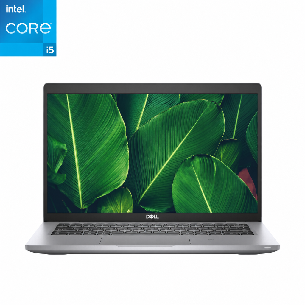Main image of an open and front-facing Dell Latitude 5420 i5 laptop.