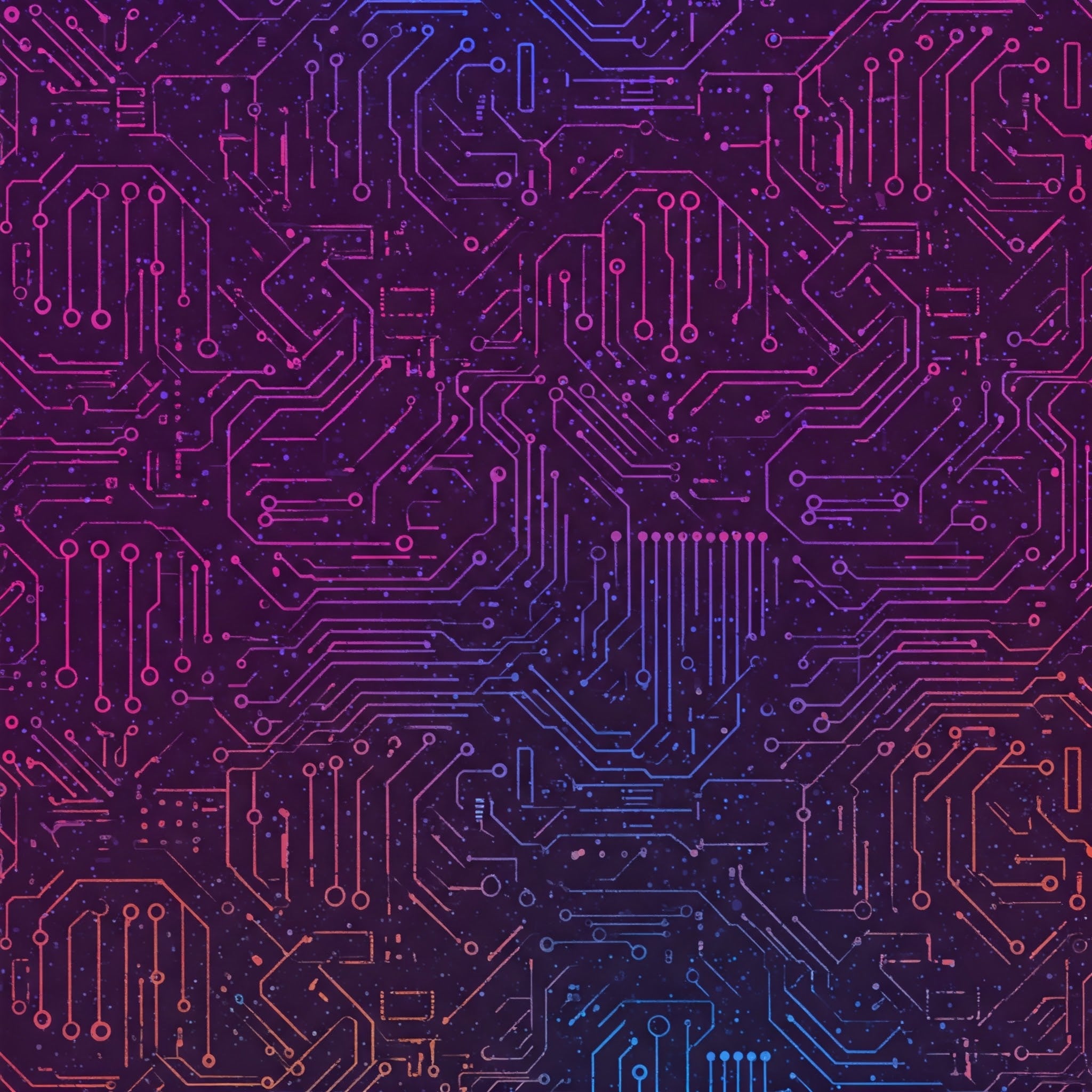 Purple techno chip background.