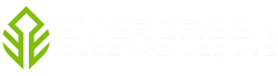 Logo with leaf icon and text that read: Evergreen Electronics, Inc.