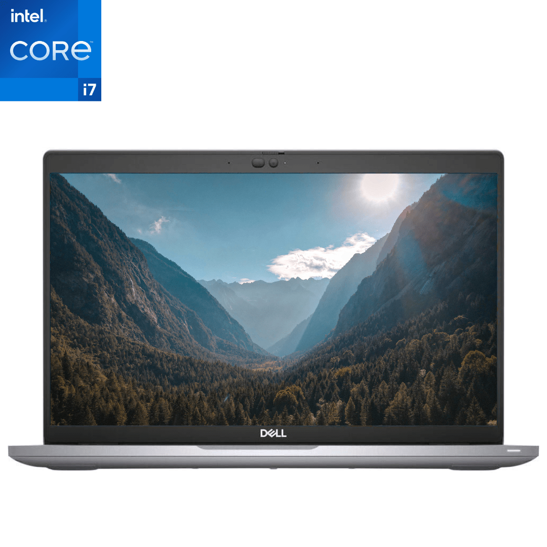 Main image of an open and front-facing Dell Latitude 5420 i7 laptop.