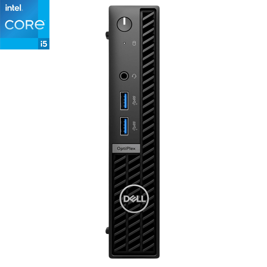 front-facing view of the Dell OptiPlex 7010 i5 Micro Form Factor.