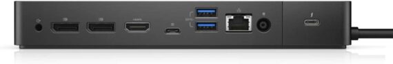 Rear-view of Dell WD19TB Thunderbolt docking station.