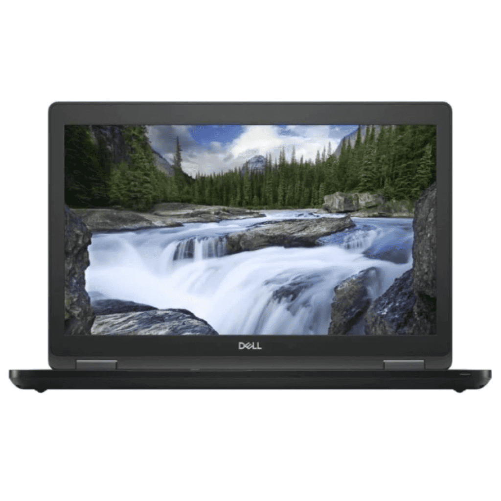 Front-view of the Dell Latitude 5590 Laptop.