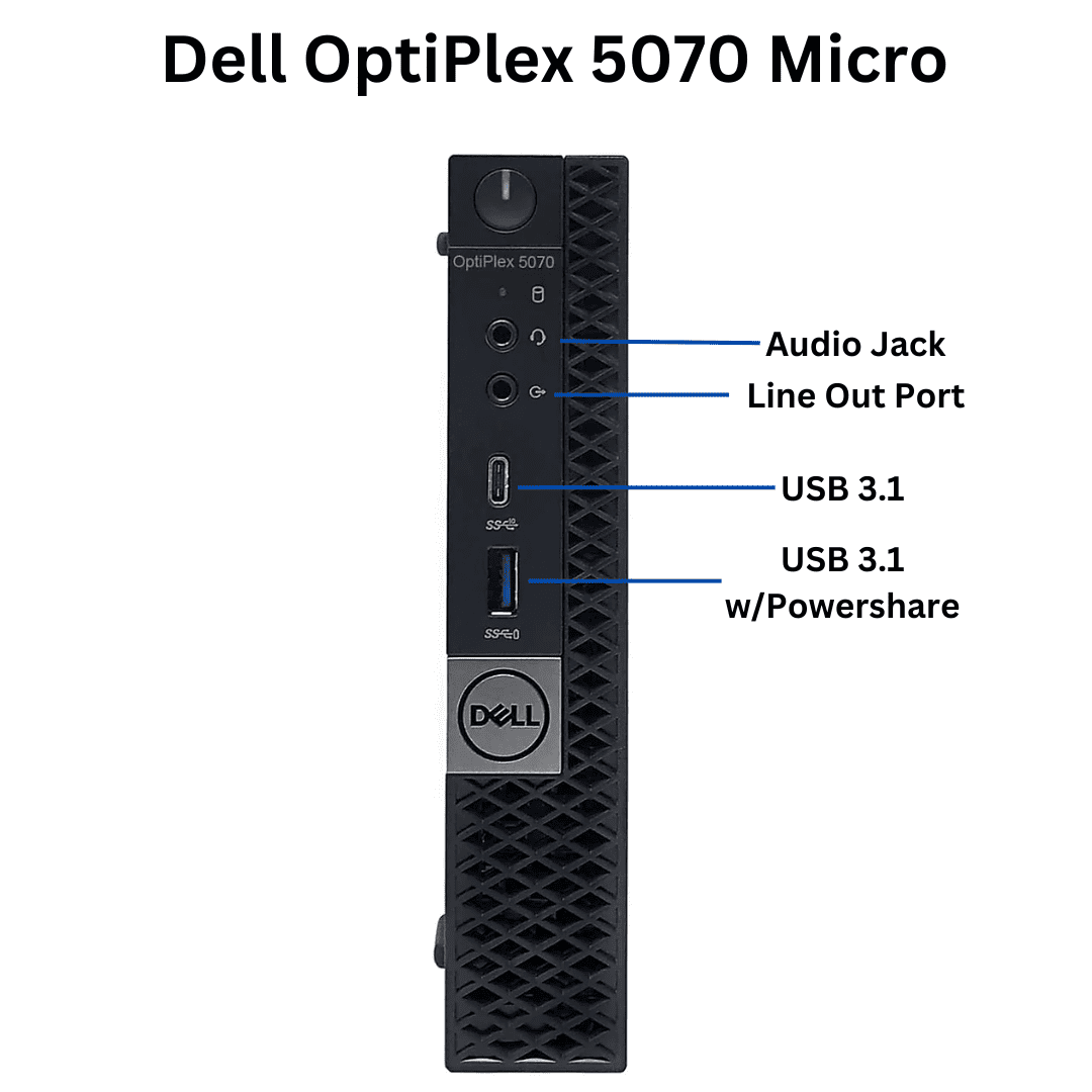 DELL K60607222 DELL OptiPlex 5070 (core i5) 1点【通電OK、複数出品】