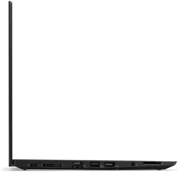 Side View of Lenovo ThinkPad T480s Laptop