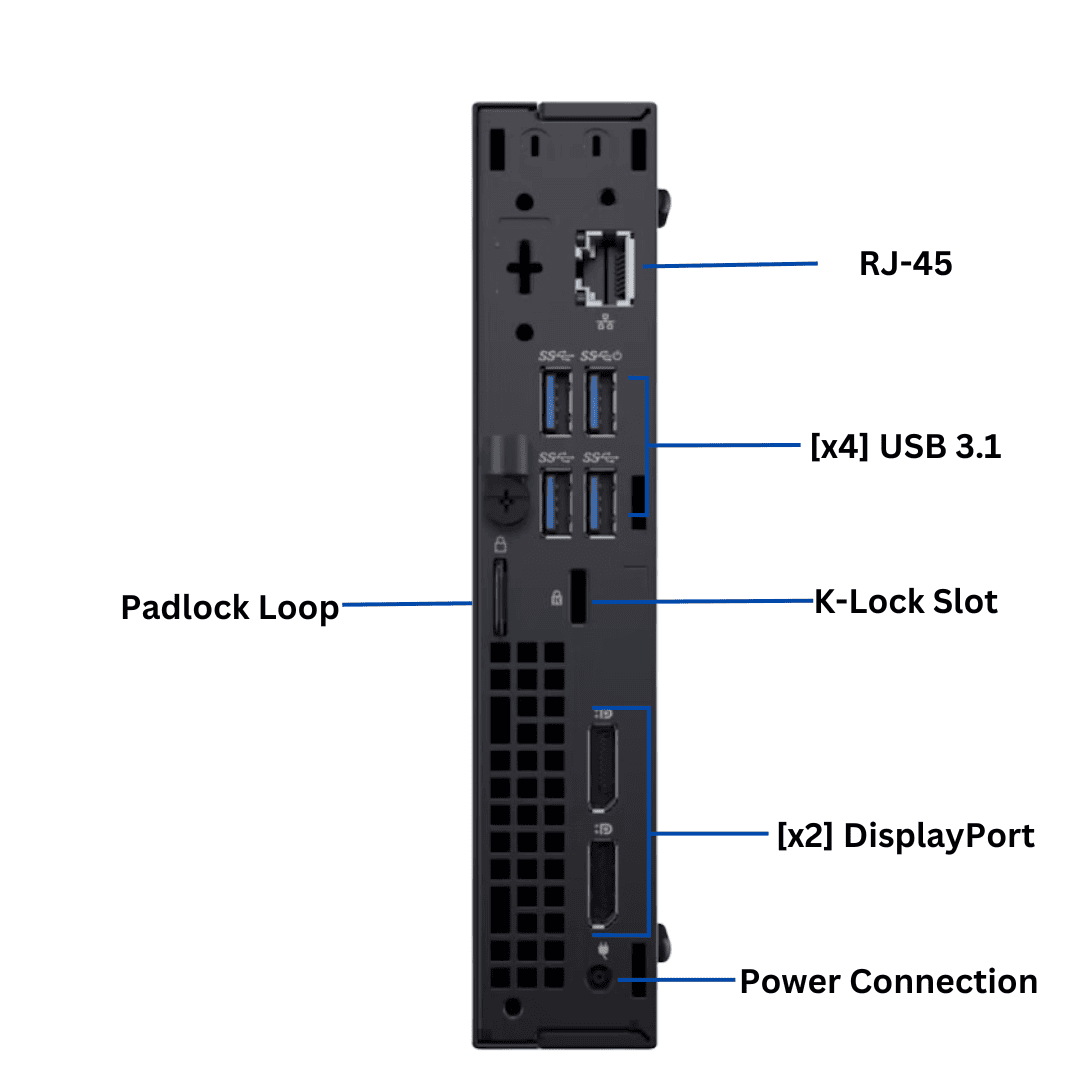 Dell OptiPlex 7070 Micro Form Factor Desktop - Evergreen 