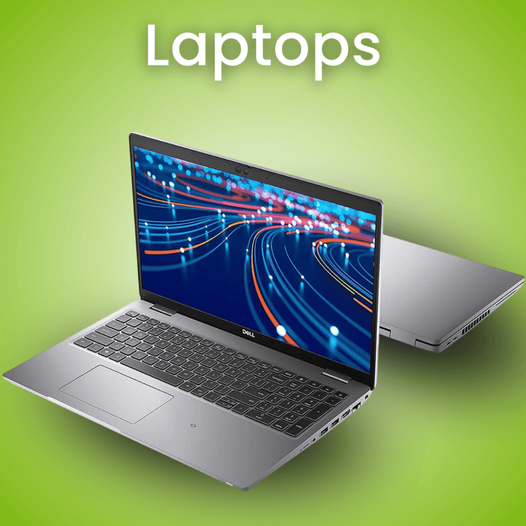 Image link that leads to certified refurbished Laptops from Evergreen Electronics.