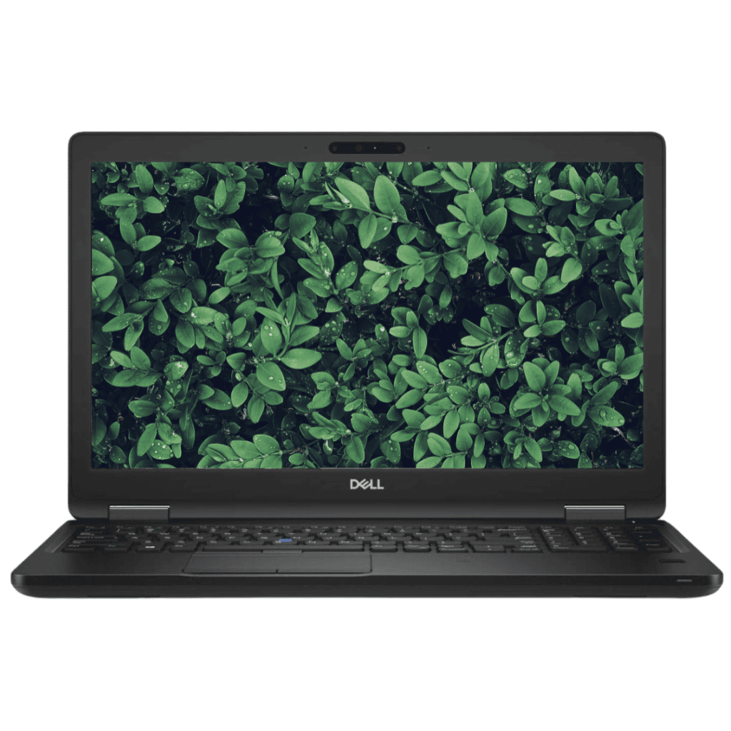 Front-view of the Dell Latitude 5590 Laptop from Evergreen Electronics.