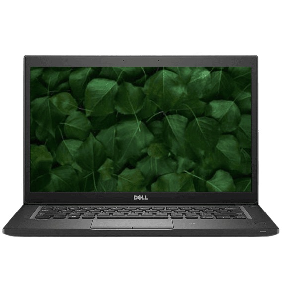 Front view of the Dell Latitude 7490 Laptop from Evergreen Electronics.